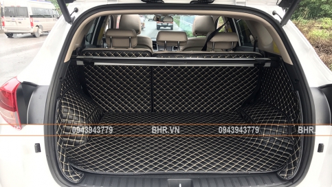 Thảm lót cốp ô tô Hyundai Tucson giá tại xưởng, rẻ nhất Hà Nội, TPHCM